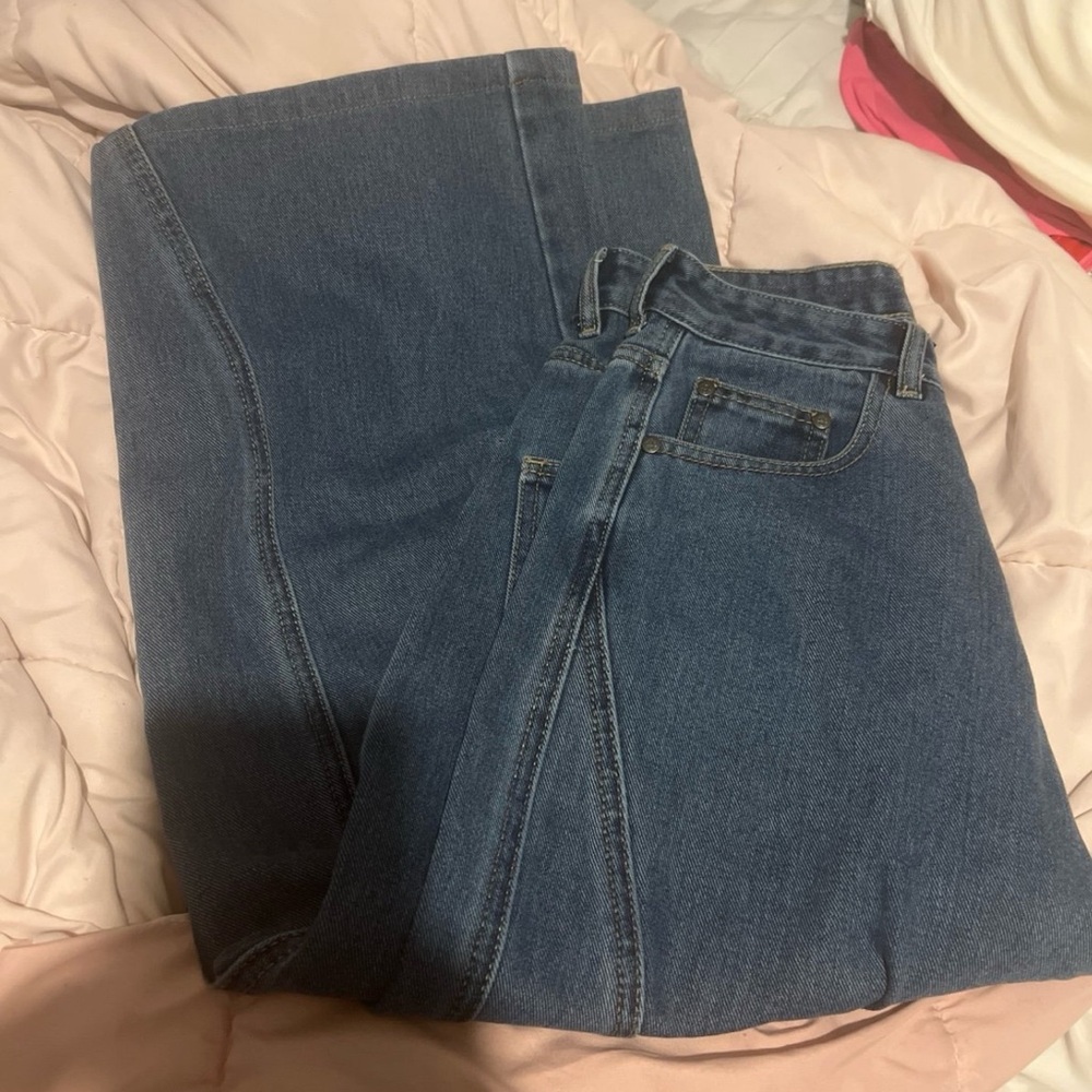 Street wear easy pipeline Blue Women's Jeans